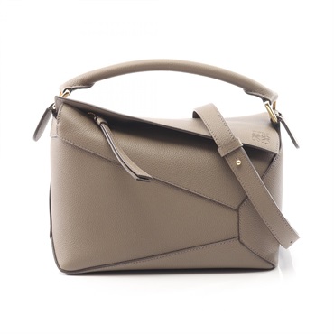 LOEWE Puzzle Edge Small shoulder crossbody Handbag A510P60XAW3170 leather taupe