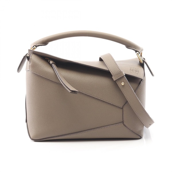LOEWE Puzzle Edge Small shoulder crossbody Handbag A510P60XAW3170 leather taupe