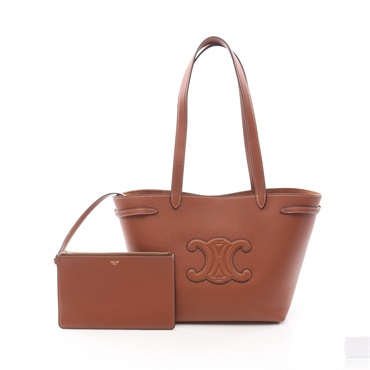 CELINE Small Cabas Anais Cuir Triomphe Tote shoulder Bag 121753ENY04LU leather