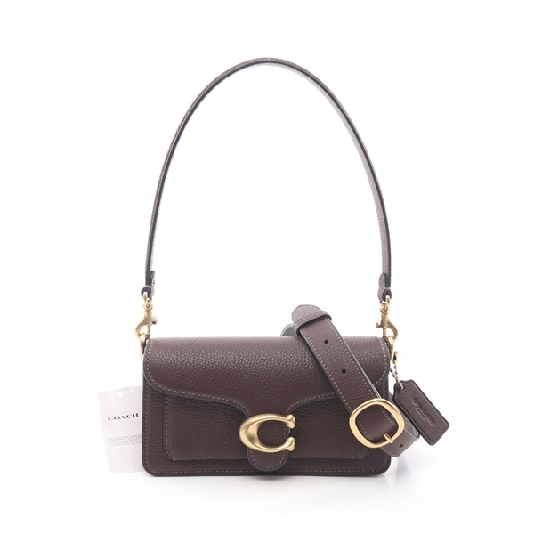 COACH Tabby Shoulder Bag CY201B4MPL leather Brown maple NEW Women