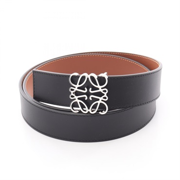 LOEWE Anagram Reversible 3.5cm belt E821Z20X02155595 leather Black Brown NEW