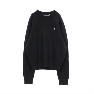 ACNE STUDIOS Sweater C60102900L cotton Black #L NEW mens