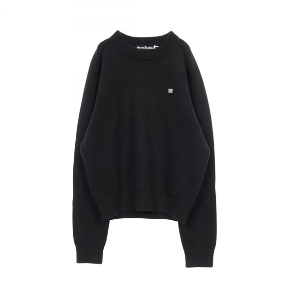 ACNE STUDIOS Sweater C60102900L cotton Black #L NEW mens