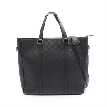 LOUIS VUITTON Tadao PM Tote shoulder crossbody Bag N41269 Damier Infini Onyx LV