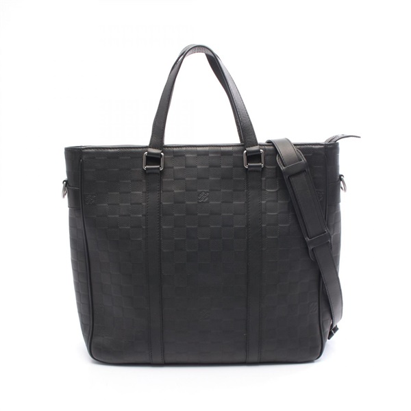 LOUIS VUITTON Tadao PM Tote shoulder crossbody Bag N41269 Damier Infini Onyx LV