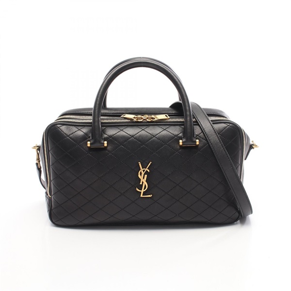 SAINT LAURENT PARIS Rive Gauche Duffel Shoudler Crossbody Handbag 766785 Used