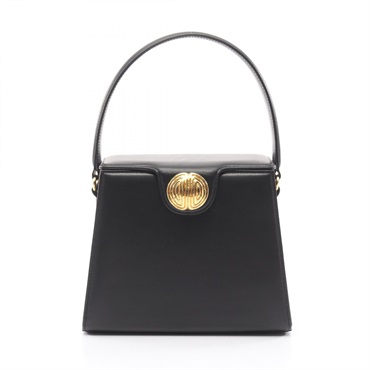 GIVENCHY Handbag leather Black Used Women
