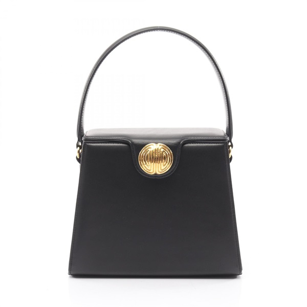 GIVENCHY Handbag leather Black Used Women