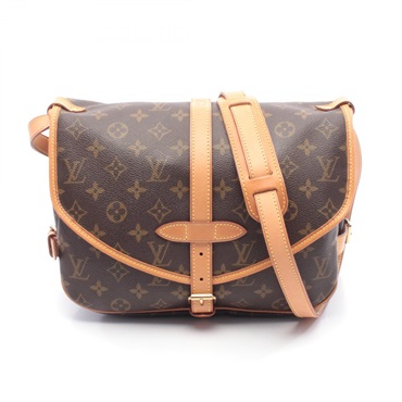 LOUIS VUITTON Saumur 30 Shoulder Crossbody Bag M42256 Monogram canvas Used LV