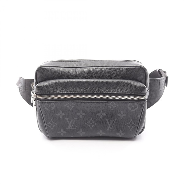LOUIS VUITTON Bum outdoor Waist belt bag M30245 Taigalama leather Noir used