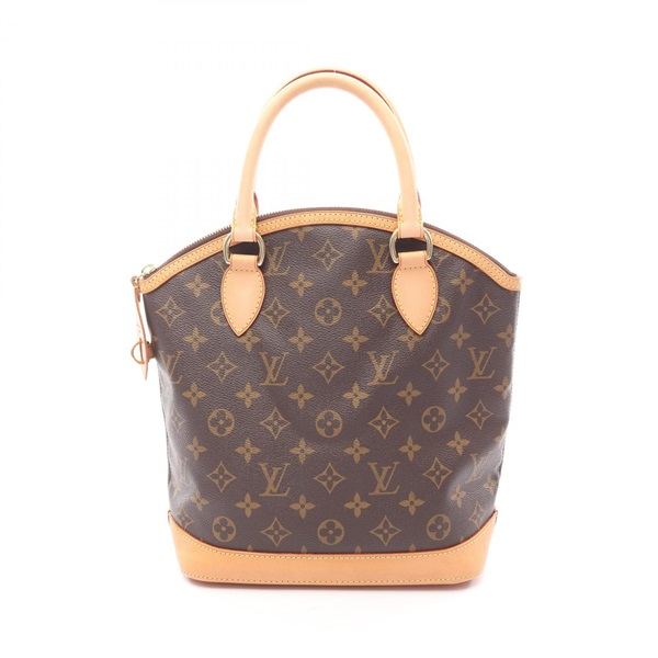 LOUIS VUITTON Lockit Handbag M40102 Monogram leather Brown Used Women