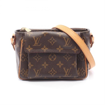 LOUIS VUITTON Vivacite PM Shoulder crossbody Bag M51165 Monogram leather Brown