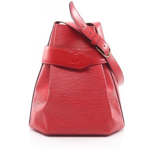 LOUIS VUITTON Sac de Paule PM Shoulder Bag M80207 Epi leather Castilian red Used