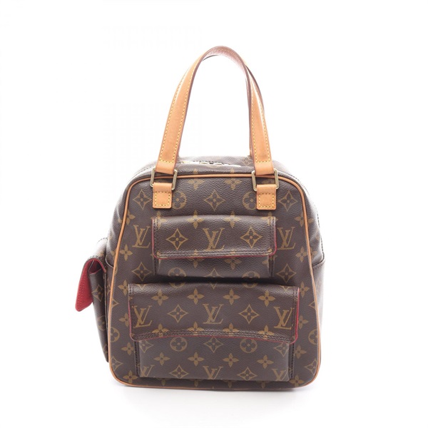 LOUIS VUITTON Excentricite Handbag M51161 Monogram canvas leather Brown Used