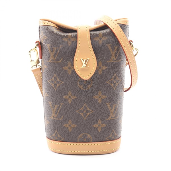 LOUIS VUITTON fold me pouch Shoulder crossbody Bag M80874 Monogram leather Brown