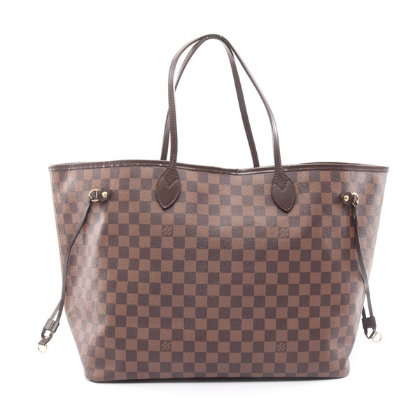 LOUIS VUITTON Neverfull GM Tote Shoulder Bag N41357 Damier Ebene leather Used