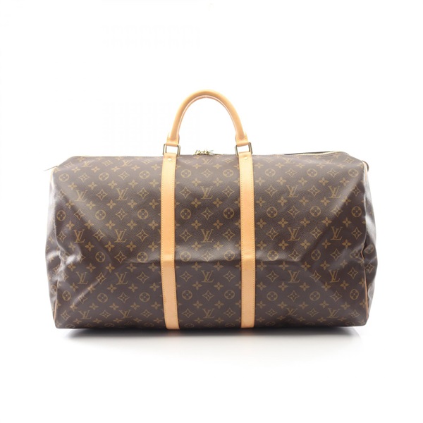 LOUIS VUITTON Keepall 60 Hand bag M41422 Monogram canvas leather Brown Used LV