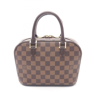 LOUIS VUITTON Sarria Mini Handbag N51286 Damier Ebene canvas leather Brown Used
