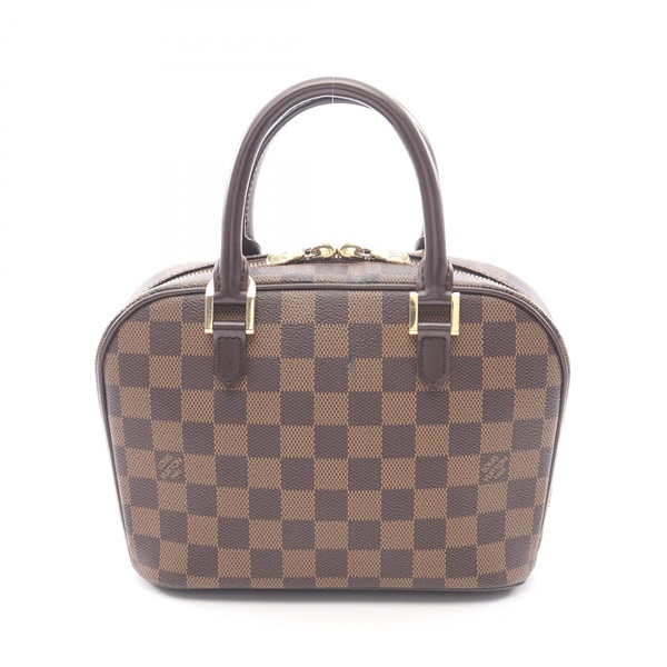 LOUIS VUITTON Sarria Mini Handbag N51286 Damier Ebene canvas leather Brown Used
