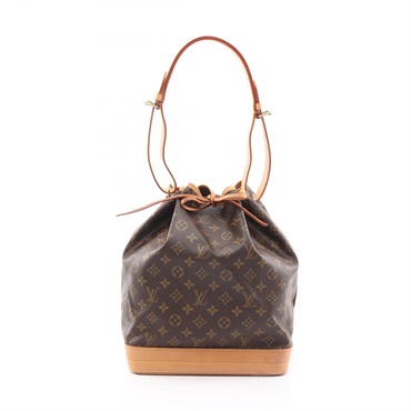 LOUIS VUITTON Noe Shoulder drawstring Bag M42224 Monogram leather Brown Used