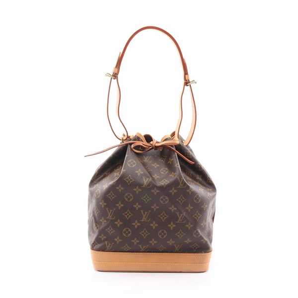 LOUIS VUITTON Noe Shoulder drawstring Bag M42224 Monogram leather Brown Used