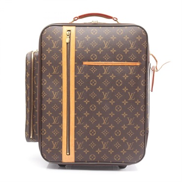 LOUIS VUITTON Trolley 50 Bosphore travel Bag M23259 canvas leather Brown Used