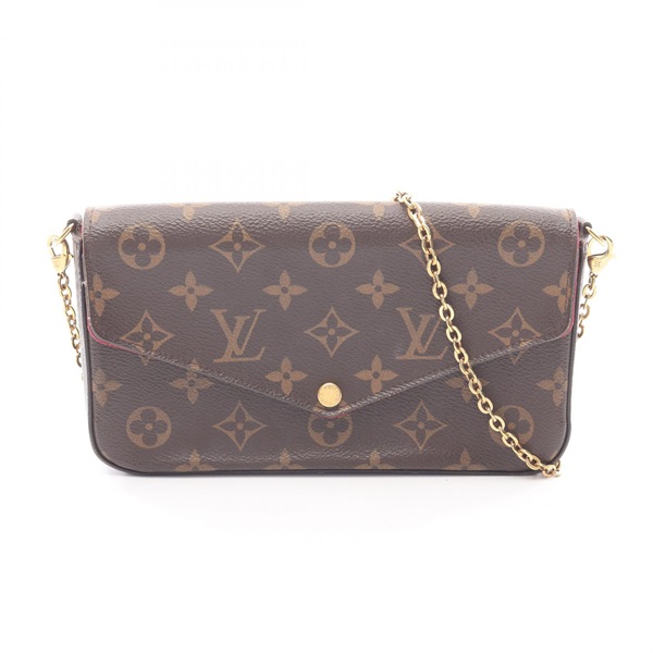 LOUIS VUITTON Pochette Felicie chain crossbody Shoulder Bag M61276 Monogram used