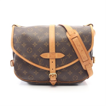 LOUIS VUITTON Saumur 30 Crossbody Shoulder Bag M42256 Monogram canvas leather LV
