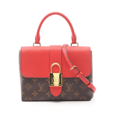 LOUIS VUITTON Rocky bb crossbody Handbag M44322 Monogram leather Coquelicot LV