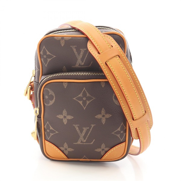 LOUIS VUITTON Amazon Shoulder crossbody Bag M14024 Monogram leather Brown Used