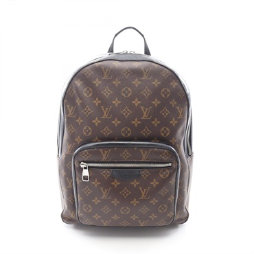 LOUIS VUITTON Josh Rucksack Backpack M41530 Monogram macassa Brown Black Used LV