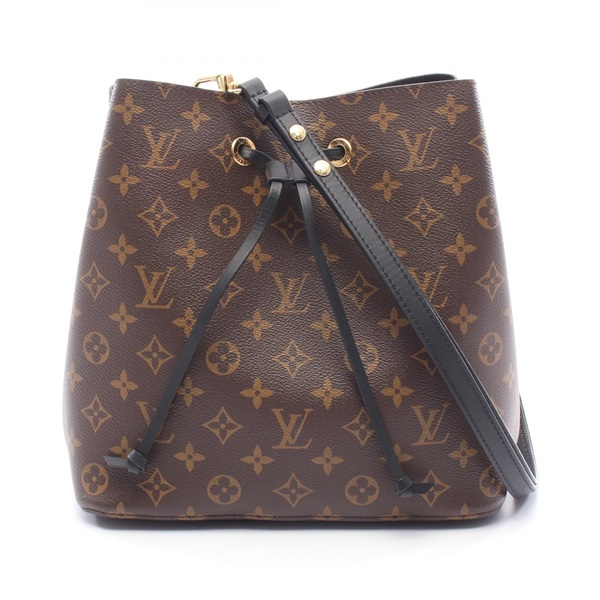 LOUIS VUITTON Neonoe Shoulder Crossbody Bag M44020 Monogram canvas Black Used LV