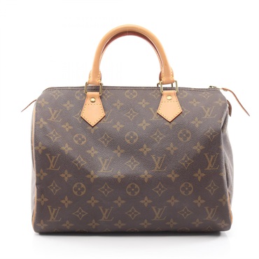 LOUIS VUITTON Speedy 30 travel Handbag M41526 Monogram leather Brown Used