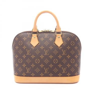 LOUIS VUITTON Alma PM Handbag M51130 Monogram leather Brown Used LV