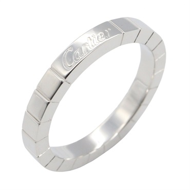 CARTIER Laniere Ring 18KWG White Gold Used unisex US size 7.5 #56