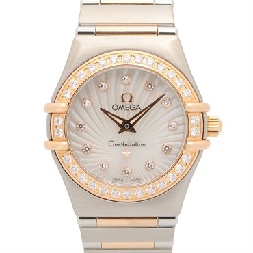 OMEGA Constellation Nimi Diamond Wrist Watch 111.25.26.60.55.001 Quartz K18PG SS
