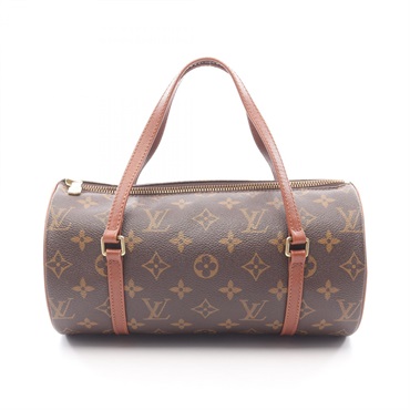 LOUIS VUITTON Papillon 26 old shoulder Handbag M51366 Monogram leather Brown