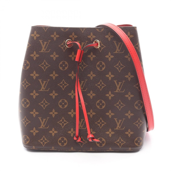 LOUIS VUITTON Neonoe Shoulder crossbody Bag M44021 Monogram Coquelicot used LV