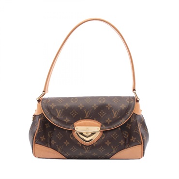 LOUIS VUITTON Beverly MM Shoulder Handbag M40121 Monogram canvas leather Used LV