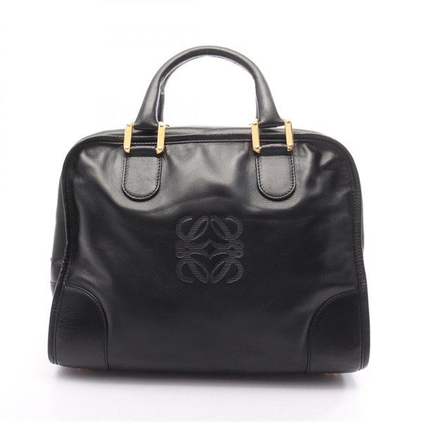 LOEWE Amazona 32 Handbag leather Black Used Women