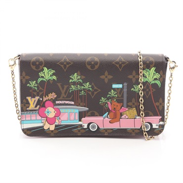 LOUIS VUITTON Pochette Felicie Shoulder Crossbody Bag M80859 Monogram Vivienne