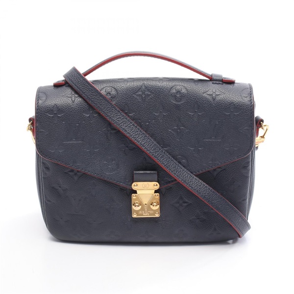 LOUIS VUITTON Pochette Metis crossbody Handbag M44071 Monogram empreinte navy
