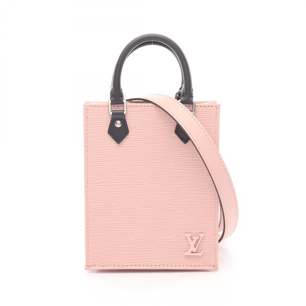 LOUIS VUITTON Petit Sac Plat Crossbody Handbag M69575 Epi leather Pink Used LV