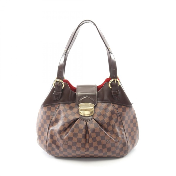 LOUIS VUITTON Sistina GM shoulder Handbag N41540 Damier leather Ebene Used