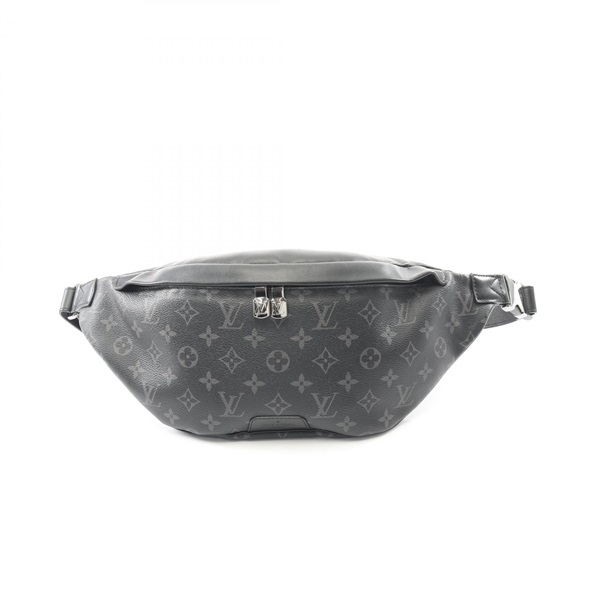 LOUIS VUITTON Discovery bum waist belt bag M44336 Monogram eclipse leather Black