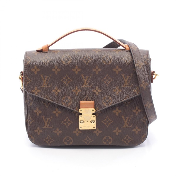 LOUIS VUITTON Pochette Metis MM shoulder crossbody Handbag M44875 Monogram brown