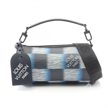 LOUIS VUITTON Soft Polochon PM crossbody Handbag M23744 Epi Damier Rush Blue