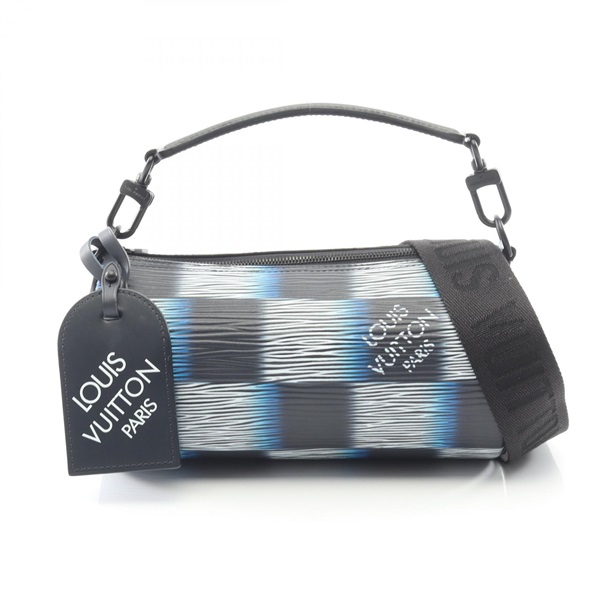 LOUIS VUITTON Soft Polochon PM crossbody Handbag M23744 Epi Damier Rush Blue