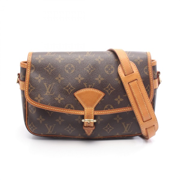 LOUIS VUITTON Sologne Shoulder crossbody Bag M42250 Monogram leather Brown Used