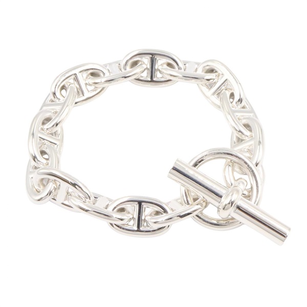 HERMES Chaine d'Ancre MM 14 links Bracelet Silver925 Silver Used Women